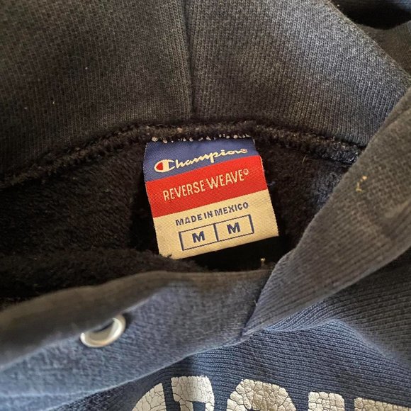 Vintage Champion Reverse Weave Hoodie - UNH - Picture 3 of 4